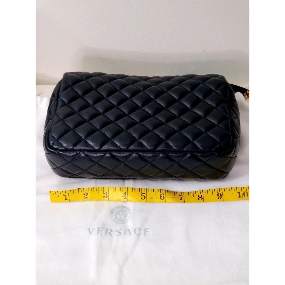 Authentic VERSACE quilted leather medusa head crossbody bag - Picture 6 of 12